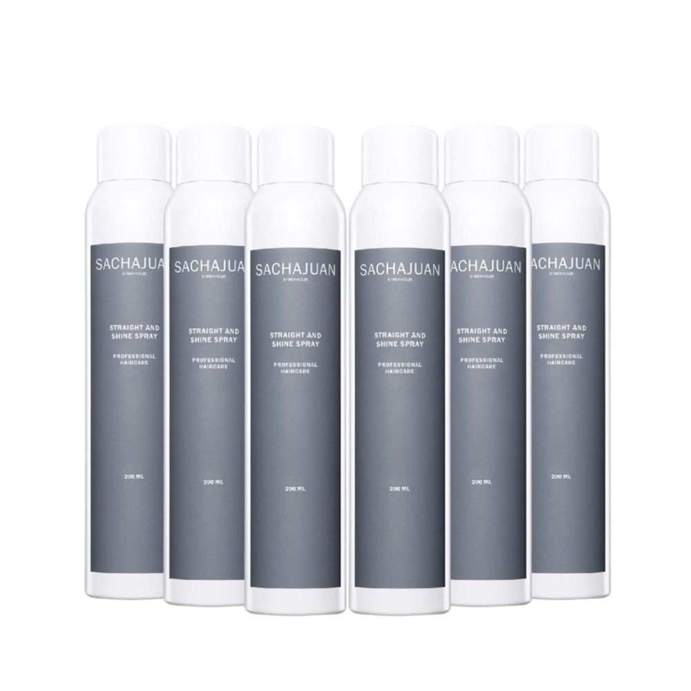 6 PACK - SACHAJUAN Straight and Shine Spray 6.8 oz / 200 mL Each x6
